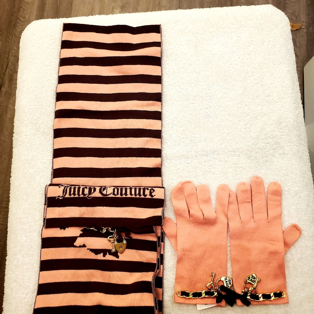juicy couture scarf set